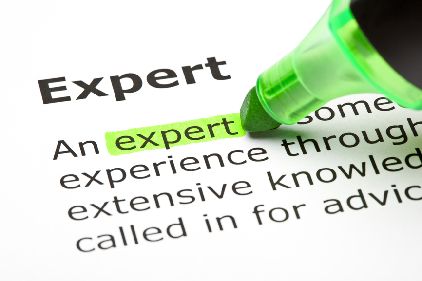 'Expert' highlighted in marketing